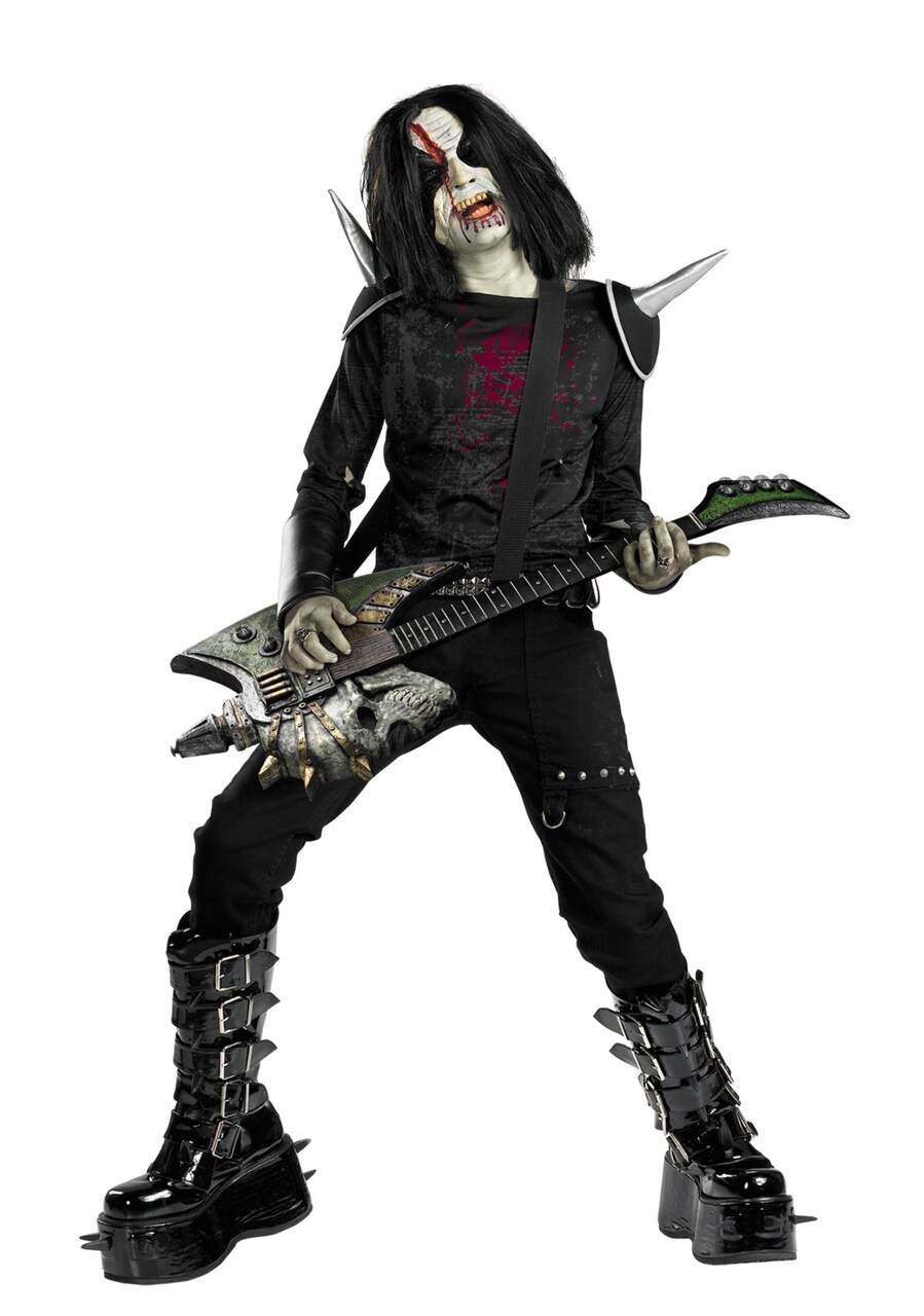 The Costume Center Black Metal Mayhem Boy Child Halloween Costume - One Size